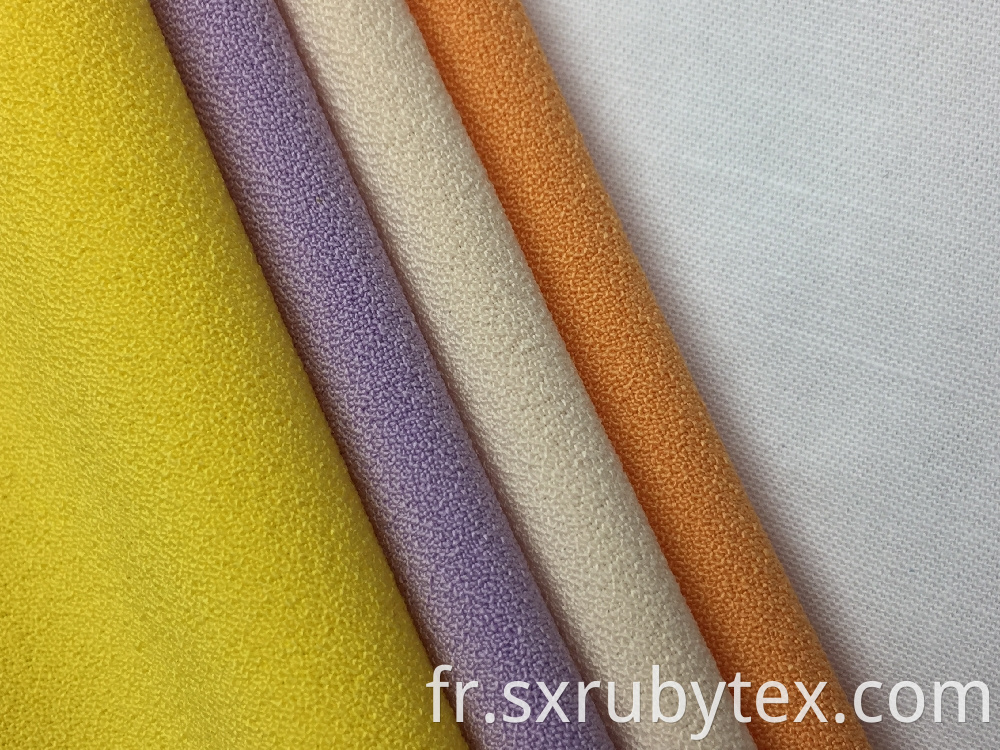 Polyester Crepe Solid Fabric